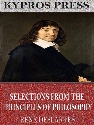 cover image of Selections from the Principles of Philosophy